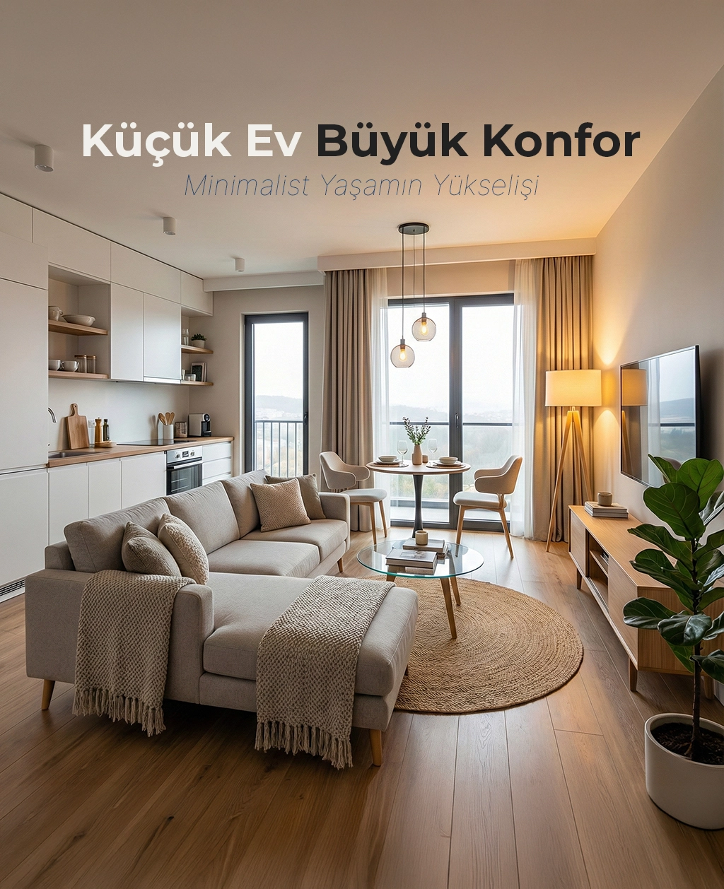 Minimalist Yaşam ve 1+1 Dairelerin Yükselişi: Küçük Ev, Büyük Konfor